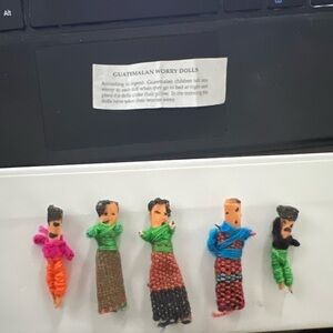Handmade Guatemalan Worry Dolls – Traditional Folk Art Set